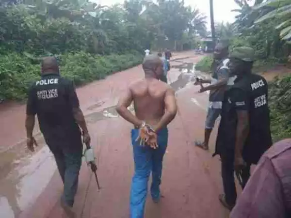 Man Arrested After Trying To Kill This Lady For Ritual In Imo (Photos)